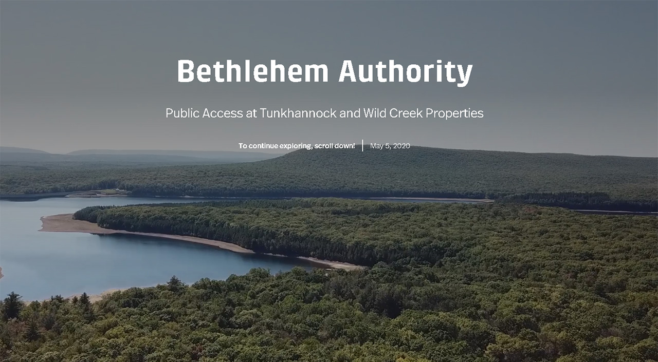 Screenshot of the Bethlehem Authority