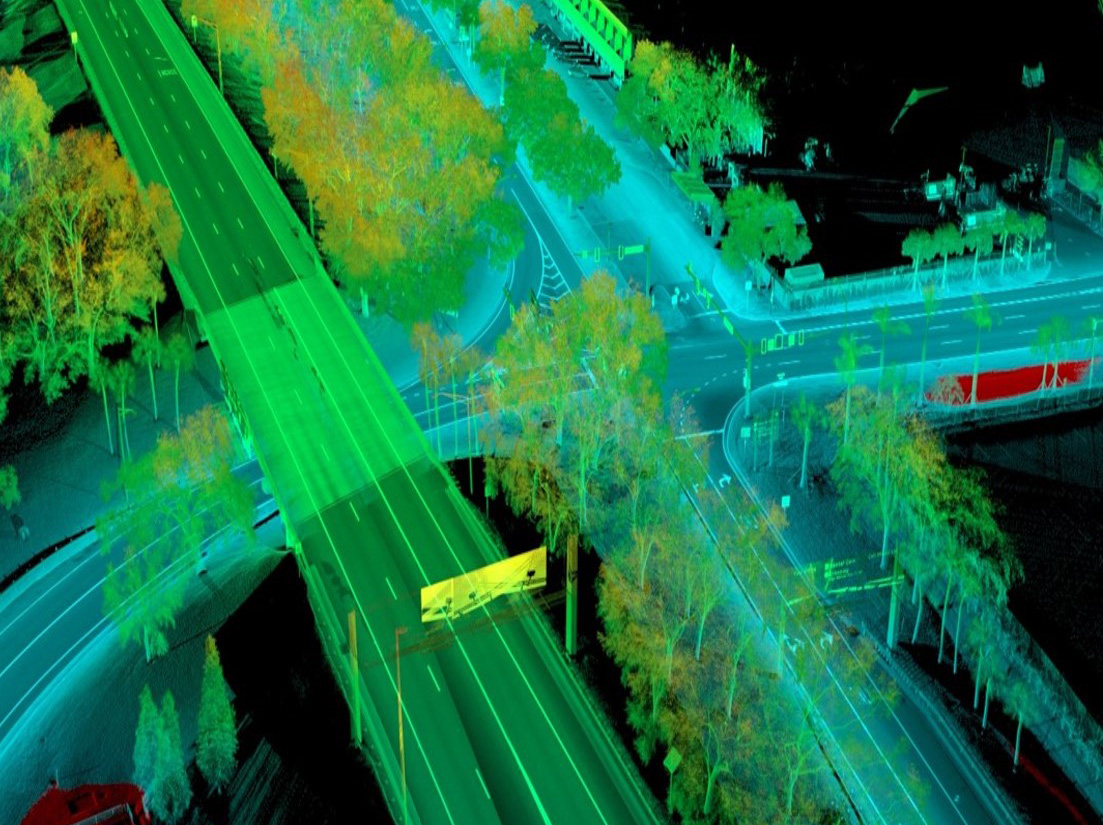 highway lidar scan