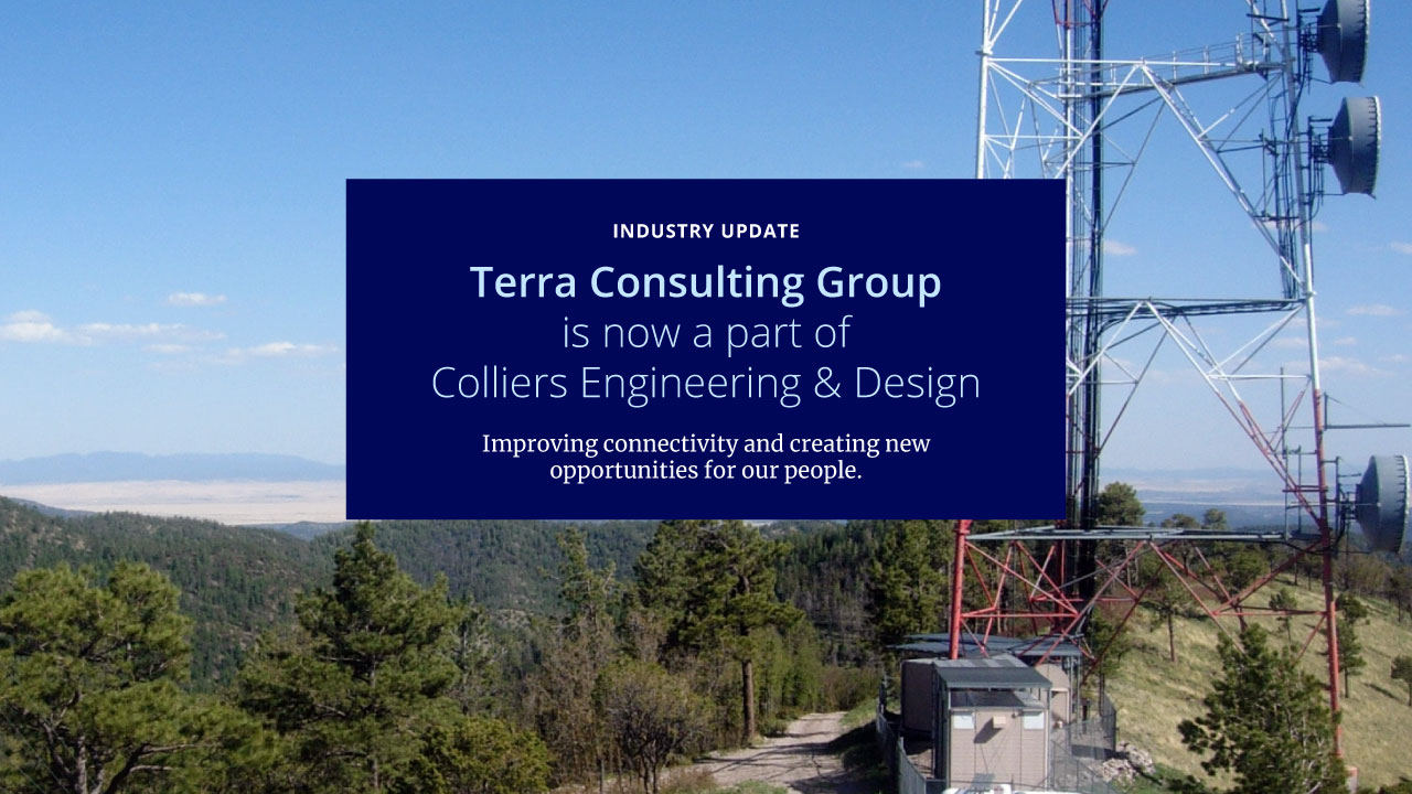 Image say Terra Consulting Group is now a part of Colliers Engineering & Design