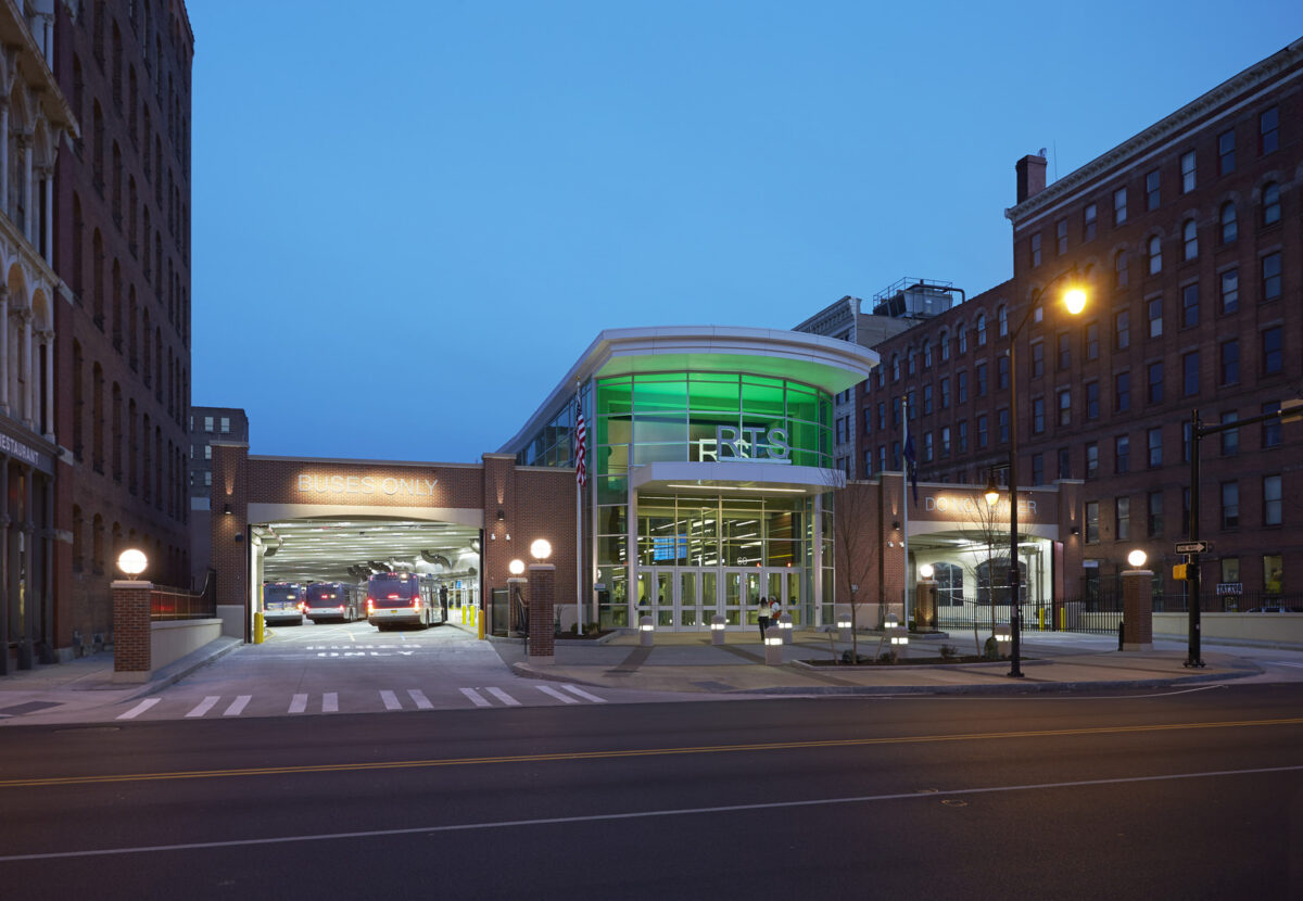 Transit Center and Bus Terminal in the City of Rochester, New York