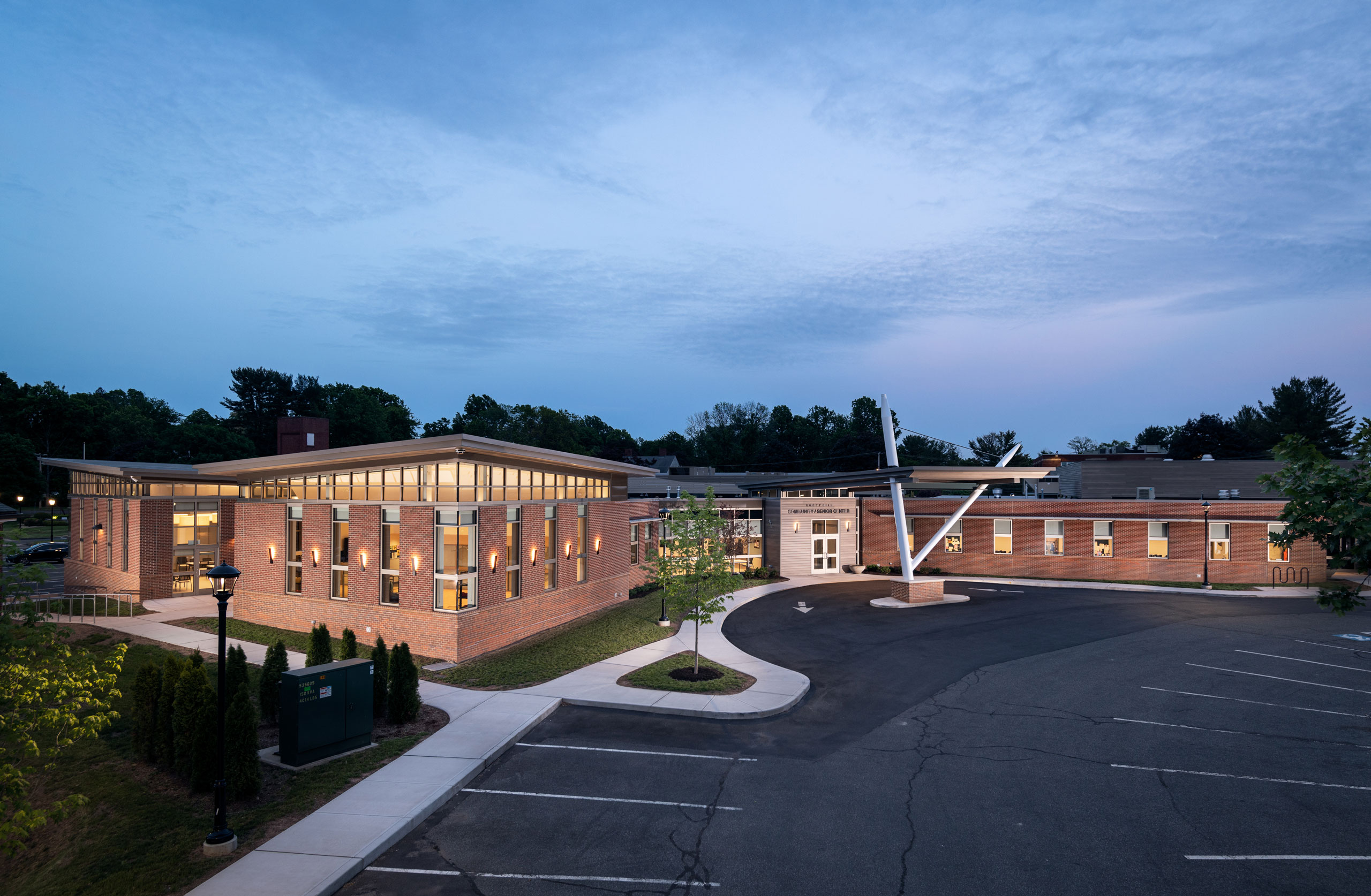 Exterior of Rocky Hill Senior/Community Center