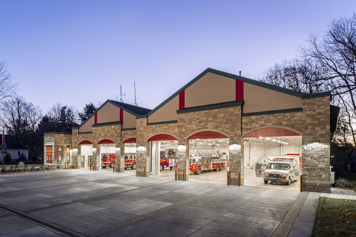 East Aurora Fire Hall for Bergmann Associates