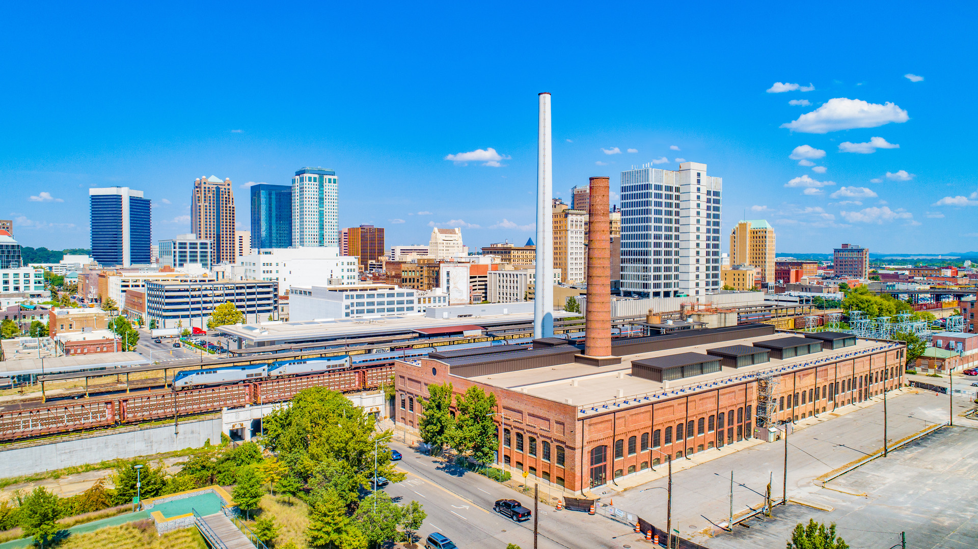 Birmingham, Alabama, USA Aerial Skyline.