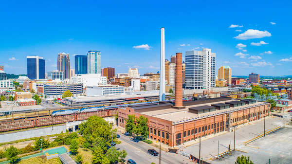 Birmingham, Alabama, USA Aerial Skyline.