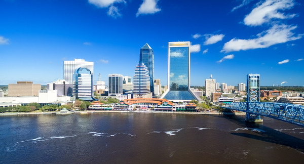 Jacksonville aerial view.